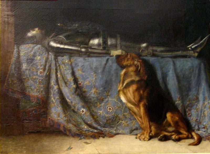 Briton Riviere 'Requiescat' oil painting image